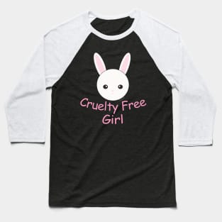 Cruelty Free Girl Baseball T-Shirt